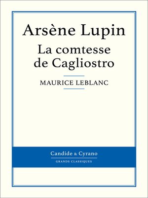 cover image of La comtesse de Cagliostro